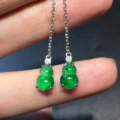 Natural Jade Earrings Jadeite Earrings
