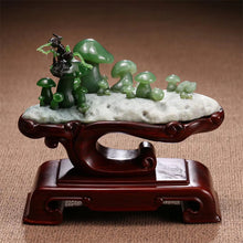 Natural jade carving Siberian nephrite jade collectibles