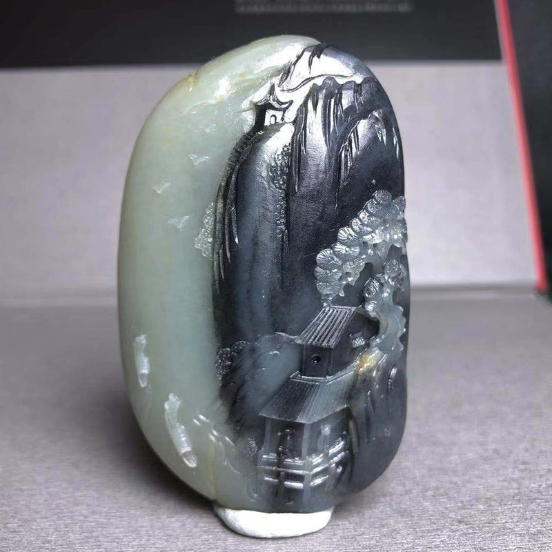 Natural jade carving Chinese Hetian nephrite collectibles