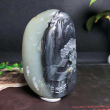 Natural jade carving Chinese Hetian nephrite collectibles