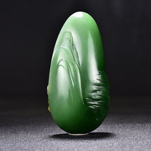 Natural jade carving Chinese Hetian nephrite collectibles