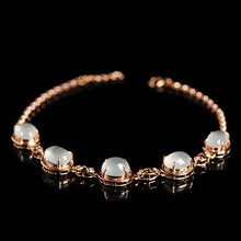 Natural jade bracelet jadeite gold bracelet