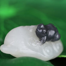 Natural jade carving nephrite collectibles Chinese Kunlun jade