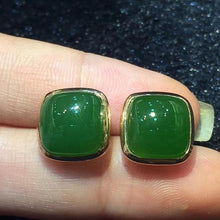 Natural Jade Earrings Nephrite Earrings