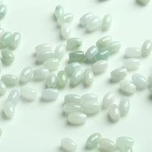 Natural jade jadeite beads white light green wholesale