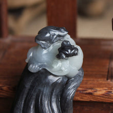 Natural jade carving nephrite collectibles Chinese Hetian jade