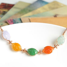 Natural jade bracelet jadeite gold monkey bracelet