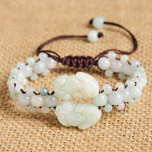 Natural jade jadeite PiXiu bracelet wholesale