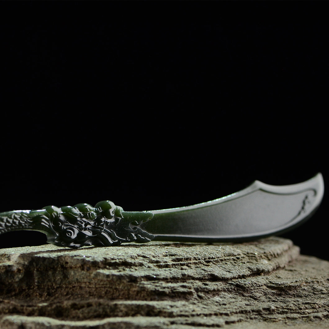 Natural jade carving nephrite collectibles Chinese Kunlun jade