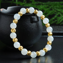 Natural jade bracelet jadeite gold bracelet