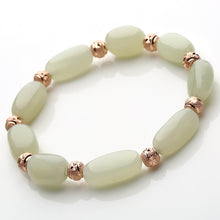 Natural Jade Bracelet Nephrite Silver Bracelet