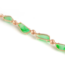 Natural jade bracelet jadeite gold bracelet