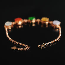 Natural jade bracelet jadeite gold bracelet