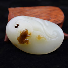 Natural jade carving nephrite collectibles Chinese Kunlun jade