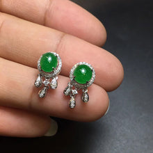 Natural Jade Earrings Jadeite Earrings