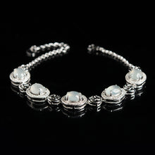 Natural Jade Bracelet Jadeite Silver Bracelet