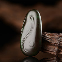 Natural jade carving nephrite collectibles Chinese Hetian jade