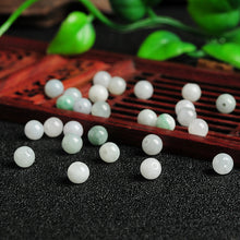 Natural jade jadeite beads white light green wholesale