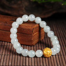 Natural jade bracelet jadeite gold bracelet