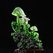 Natural jade carving nephrite collectibles Russia Siberian jade