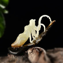 Natural jade carving nephrite collectibles Chinese Kunlun jade
