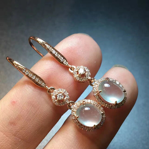 Natural Jade Earrings Jadeite Earrings