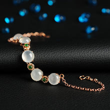 Natural jade bracelet jadeite gold bracelet