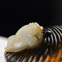 Natural jade carving nephrite collectibles Chinese Hetian jade