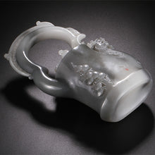 Natural jade carving nephrite collectibles Chinese Hetian jade