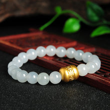 Natural jade bracelet jadeite gold bracelet