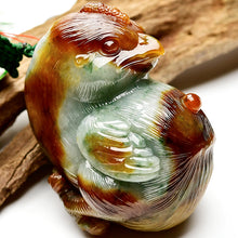 Natural jade jadeite carving collectibles eagle