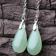 Jade Nephrite Silver Jade Earrings