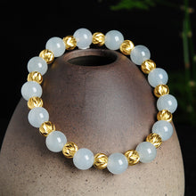 Natural jade bracelet jadeite gold bracelet