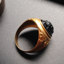Natural jade ring jadeite dragon ring
