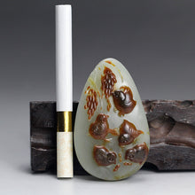 Natural jade carving Chinese Hetian nephrite collectibles
