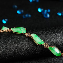 Natural jade bracelet jadeite gold bracelet