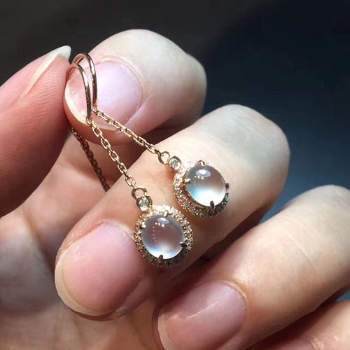 Natural Jade Earrings Jadeite Earrings