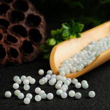 Natural jade jadeite beads white light mixed colors wholesale