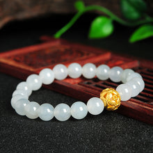 Natural jade bracelet jadeite gold bracelet