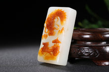 Natural jade carving Chinese Hetian nephrite collectibles