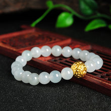 Natural jade bracelet jadeite gold bracelet