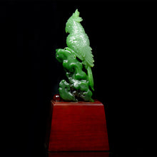 Natural jade carving nephrite collectibles Russia Siberian jade