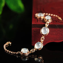 Natural jade bracelet jadeite gold bracelet