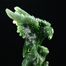Natural jade carving nephrite collectibles Russia Siberian jade