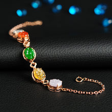 Natural jade bracelet jadeite gold bracelet