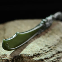 Natural jade carving nephrite collectibles Chinese Kunlun jade
