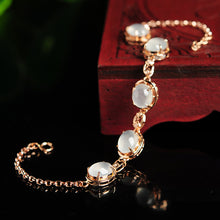 Natural jade bracelet jadeite gold bracelet