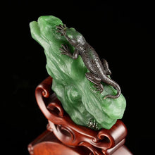 Natural jade carving Siberian nephrite jade collectibles