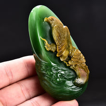 Natural jade carving Chinese Hetian nephrite collectibles