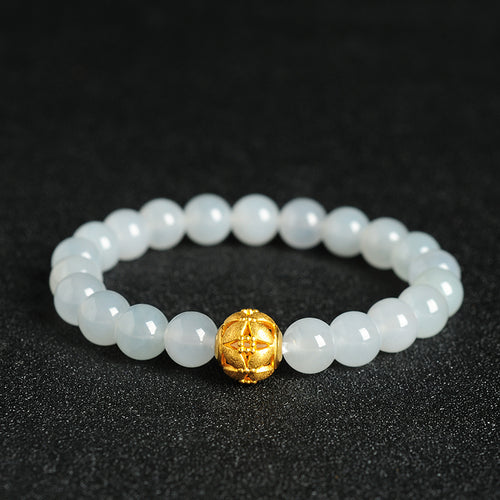 Natural jade bracelet jadeite gold bracelet